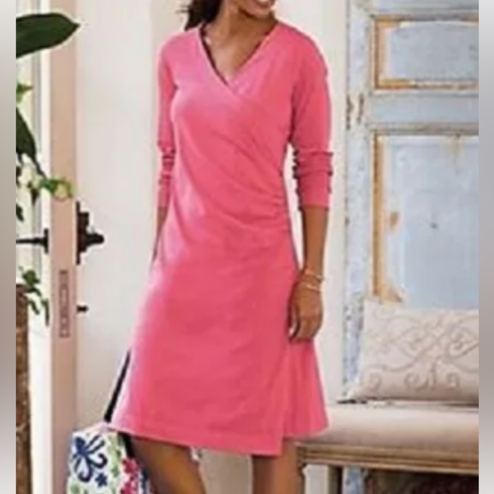 Soft Surroundings, fits size XL, Pink, Shapley, 'Anywhere Dress'